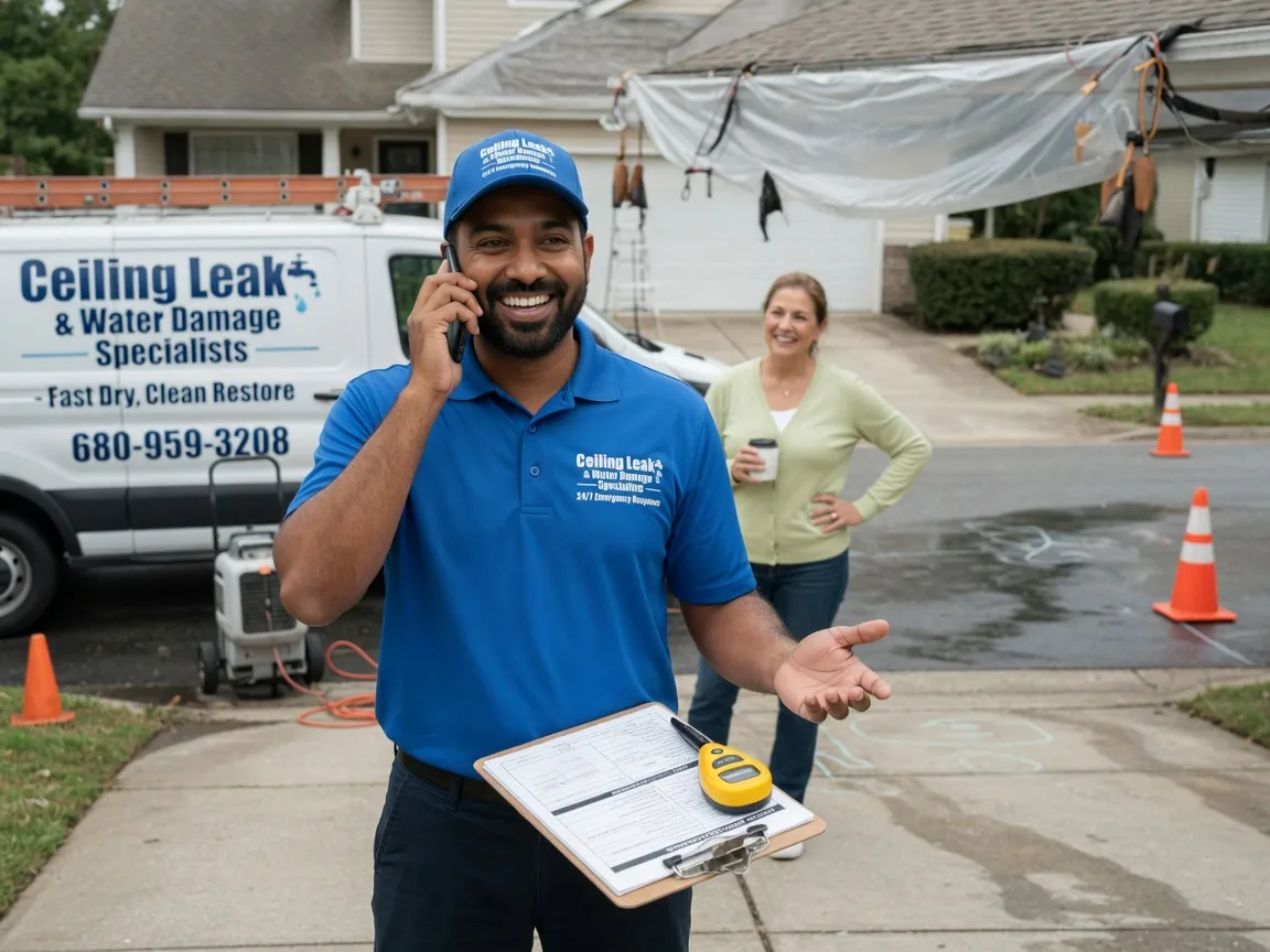 Ceiling Leak Cleanup Deer Grove, IL FAQs